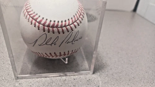 Autographed Baseball By PLACIDO POLANCO With Case