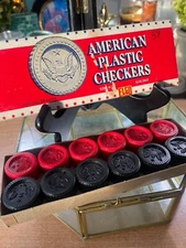 Elgo Plastics INC American Plastic Checkers 24 Piece
