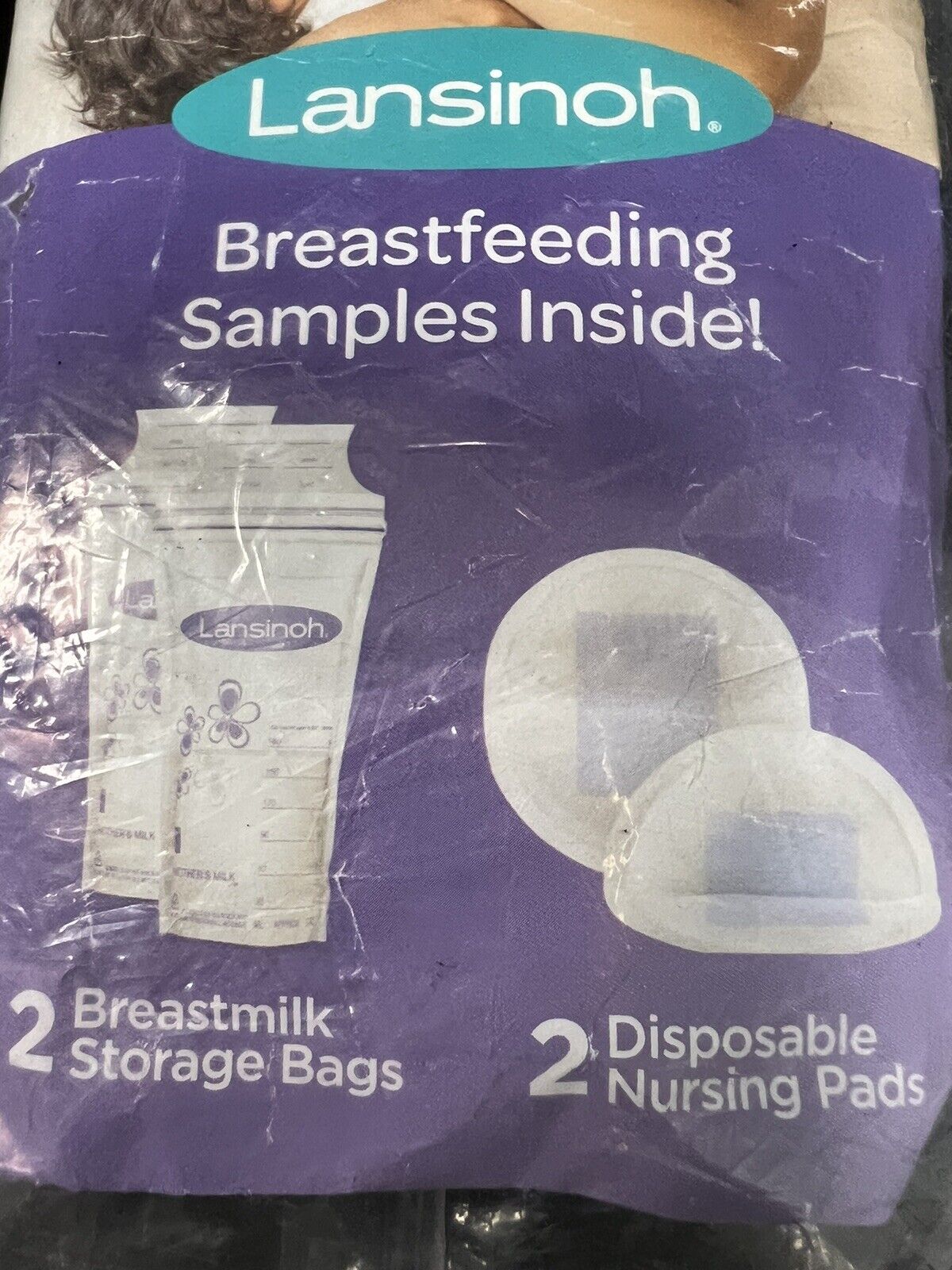 Lansinoh Breast Milk Storage Bags 75 OR Breastfeeding Nursing Pads