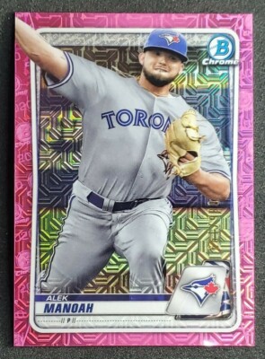 Alek Manoah 2020 Bowman Chrome Mega Box Pink Refractors BCP-149  /199 Blue Jays