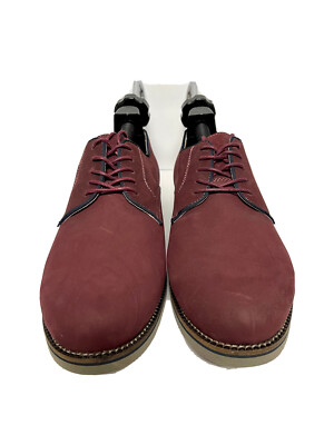 G.H. Bass Brockton Suede Oxford Shoes Burgundy 13 G.H. Bass Brockton Suede Oxford Shoes Burgundy 13 | eBay main image 2