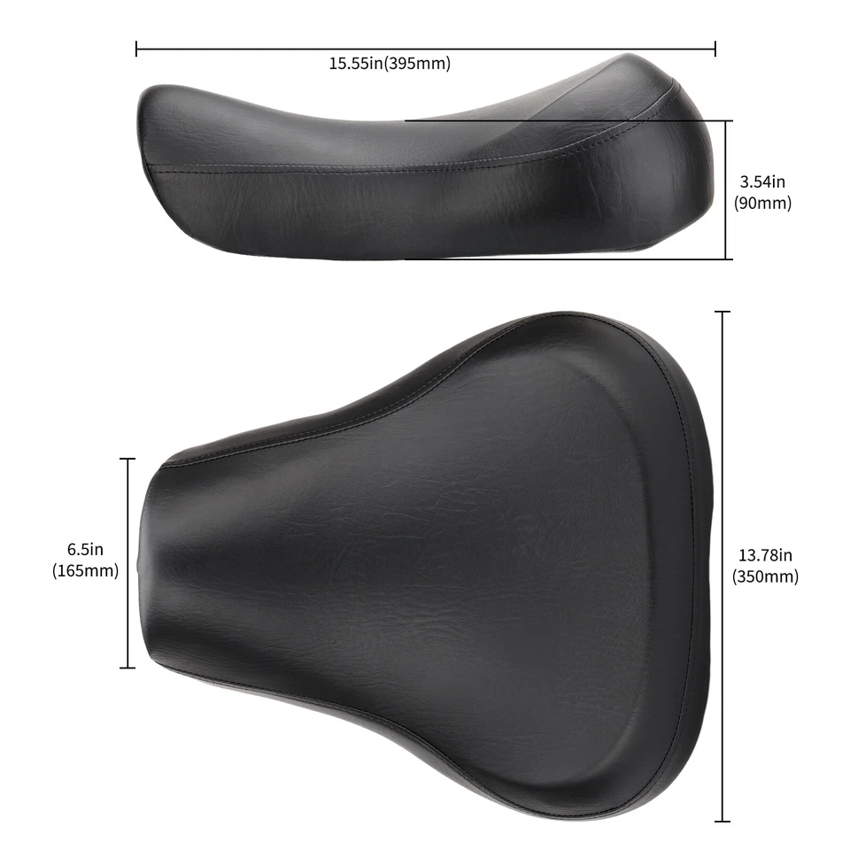 Driver Rider Solo Seat For Harley Sportster XL883 1200 72 48 Custom 1983-2003 Foto 2 de 4