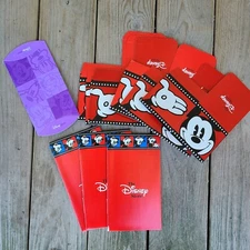 New The Disney Store 12 Empty Gift Boxes Mickey Mouse Film Strip