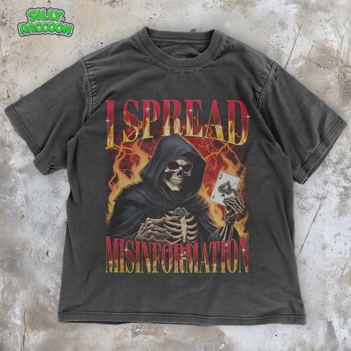 T-shirt Horreur 'Grim Reaper' - Faucheur, Ailes D'Ange, Trône