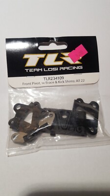 TLR Front Pivot, w/Brace & Kick Shims: All 22 #TLR234109