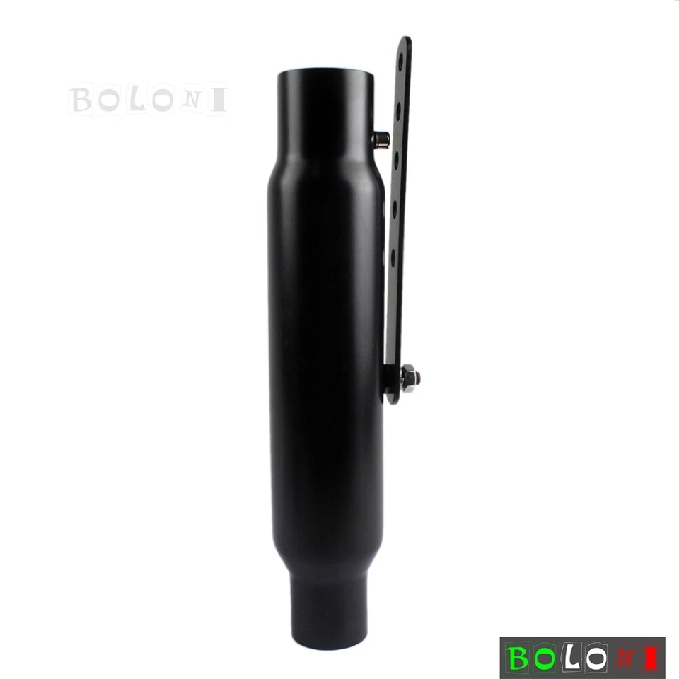 Muffler Exhaust Pipe For Harley Cafe Racer Bobber Chopper Honda Yamaha Suzuki - Image 3 of 4