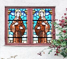 3D Red Believer A897 Window Film Print Sticker Cling Stained Glass UV Zoe