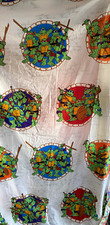 1990 Mirage Studios TMNT Fitted Sheet Teenage Mutant Ninja Turtles Twin Size