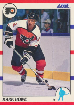 1990-91 Score #220 MARK HOWE - Philadelphia Flyers
