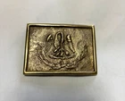 Louisiana Belt Plate 1845 Reproduction solid Brass Made by Parsleys Brass