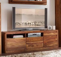 Tv Element Lowboard Sheesham Massiv Holz Neu Ovp!!!!
