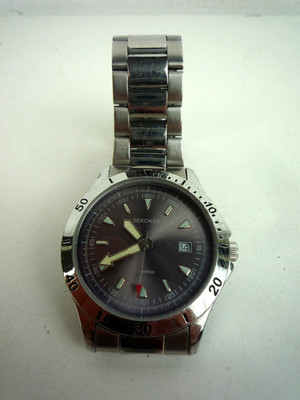 SEKONDA CHRONOS 3279 WATERPROOF 50M UHR MIT EDELSTAHL SEKONDA ARMBAND
