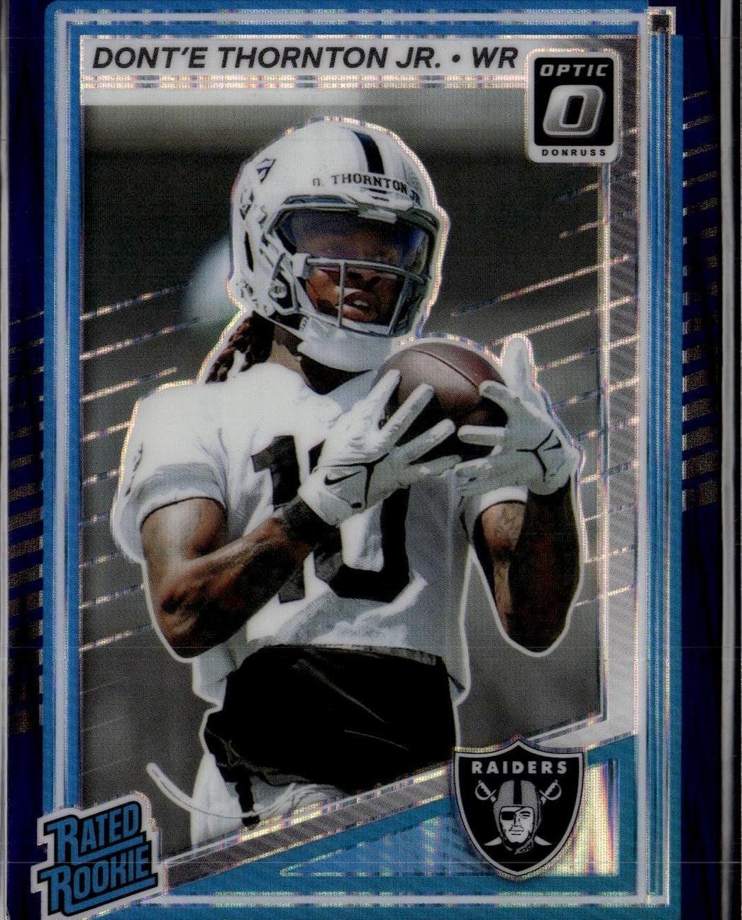 2025 Donruss Optic #279 Dont'e Thornton Jr. Purple Shock