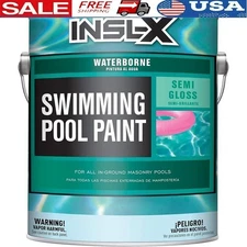 Acrylic Pool Paint Eco Friendly Quick Drying Waterborne Semi Gloss Masonry New
