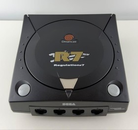 Sega Dreamcast Regulation 7 R7 Black Console Near Mint Japan