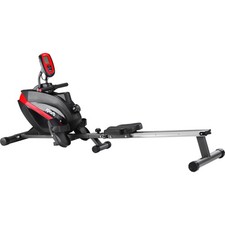 SportPlus SP-MR-008 Rudergerät Rudermaschine Klappbar Fitness 8 Stufen Schwarz