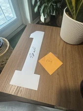 Puka  Nacua Autographed Signed Jersey Number Patch  Rams WR w/COA & Proof