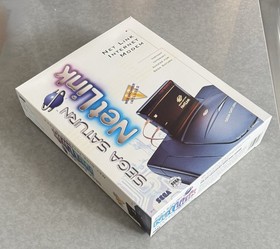 Sega Saturn Netlink Internet Modem [CIB Complete] Box, Disc,  Manuals and Cables