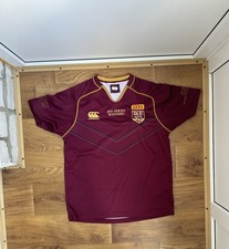 Queensland State Of Origin Vintage Jersey 2000s Rugby Shirt Canterbury Size XL