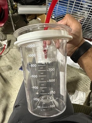 Cardinal Health Medi-Vac Flex Advantage Polycarbonate Suction Canister 1200ML