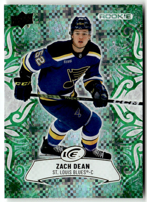 Upper Deck UD Ice Hockey 024-25 NHL 114 Zach Dean Rookie Emerald Green