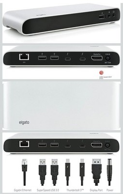 Elgato Thunderbolt Dock 40Gb/s f. MacBook Pro Air Windows Linux und andere