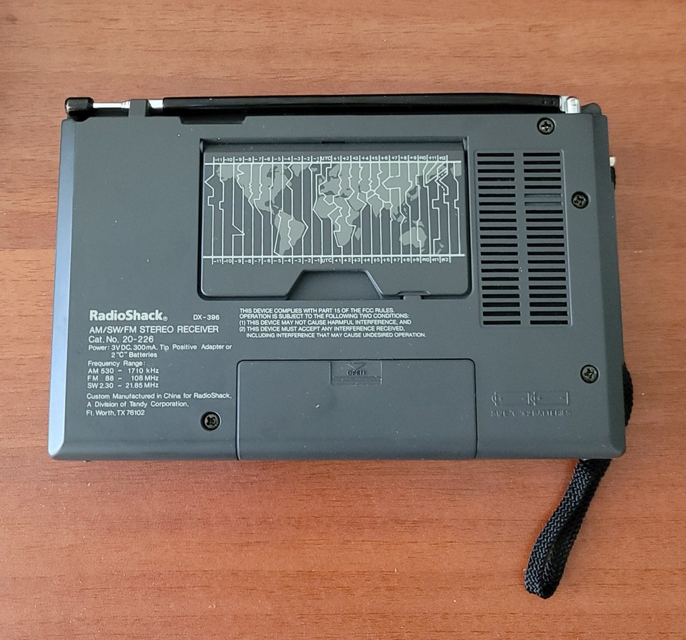 Radio Shack AM/FM Stereo Digital Receiver Short Wave DX-396 Mint/Clean ...