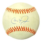 CAL RIPKEN JR. SIGNED OFFICIAL MLB BASEBALL BECKETT BT720778 2131 STREAK ORIOLES