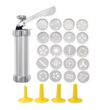 Machine à Churros Manuelle Presse à Spritz Noël Alu Outils Cuisson 10/20 Pièces