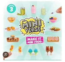 Miniverse Make it Mini - Cafe & Diner Series 3 - New - You Pick the Kit