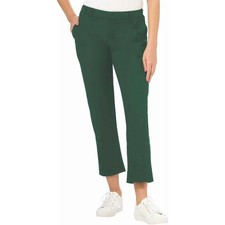 Kirkland Signature Women's Size 10 Travel Pant Green Nylon Blend a2225