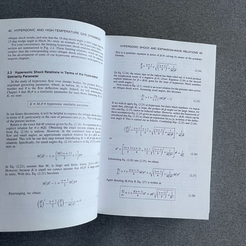 Hypersonic and High Temperature Gas Dynamics 2nd Ed By John Anderson 2006 - Picture 13 of 16