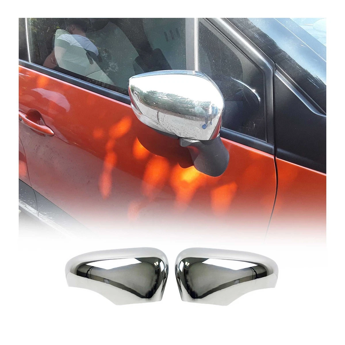 FINAO AUTOPARTS Cover Specchietto SX (Conducente) Per Renault Megane IV E Clio V | Sostitutivo OEM 963066605R, Antigraffio - 3