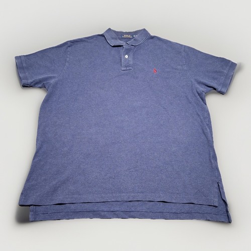 Polo Ralph Lauren, Vintage Polo Ralph Lauren Navy Blue Button Up Shirt Men's Size XL Preppy