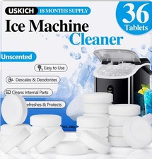 USKICH Ice Machine Cleaner Descaler Tablets-36Pack Ice Maker Cleaner Compatible