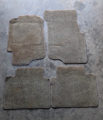 92-95 Honda Civic sedan floor mats OEM Tan/Brown Confetti