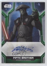 2020 Topps Star Wars Holocron Green 94/99 Philip Anthony-Rodriguez as Auto 2k3