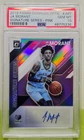 Ja Morant - 2019 Panini Donruss Optic, Signature Series - Pink, PSA 10, 01/25