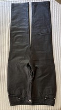 Newport News 100 Black Leather Pants Size 6 Excellent Condition