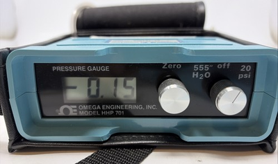 #ad Omega PRESSURE Guage HHP 701 55quot; H2O 2 psi With Cover Works $29.99