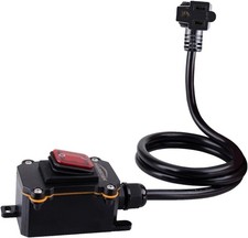 Heavy Duty Waterproof Extension Cord with On/Off Switch,Inline Cord Switch with
