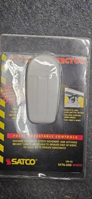 Nuvo 76-500 - Outdoor Security add on Motion Sensor with White Finish BRAND NEW