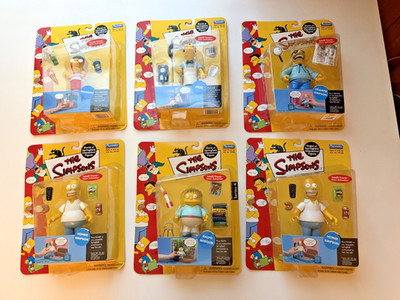 The Simpsons Playmates - Interactive Figures - Lot of SIX