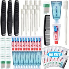 60 Pcs Homeless Hygiene Kits Bulk Homeless Care Package Supplies Basic Travel To