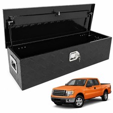 Aluminum Truck Bed Tool Box 39 X 13 X 10 Black Lockable For Ford F150 1997-2014 Aluminum Truck Bed Tool Box 39 X 13 X 10 Black Lockable For Ford F150 1997-2014