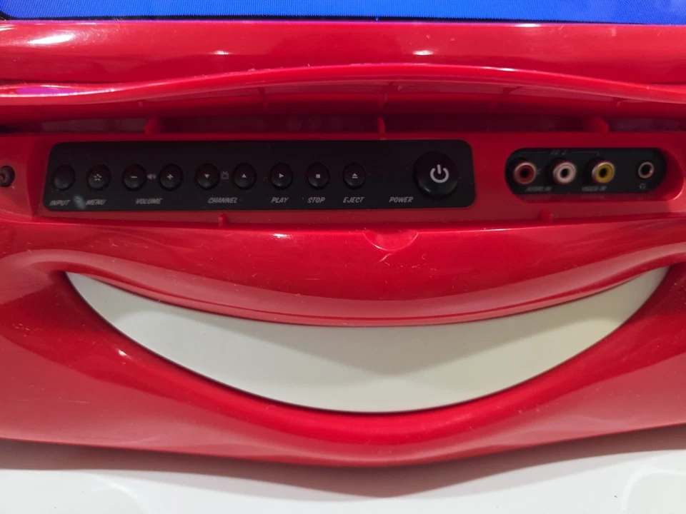 Disney Cars Lightning McQueen C1310ATV CRT TV with Remote Tested/Works - Image 3 of 4