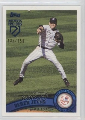 2017 Topps Archives Retrospective Blue Foil /150 Derek Jeter (2011) HOF lr7