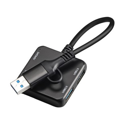 USB C Hubs Adapter with 3 USB3.0 + 1 Type C for Data Transfer and Charging
