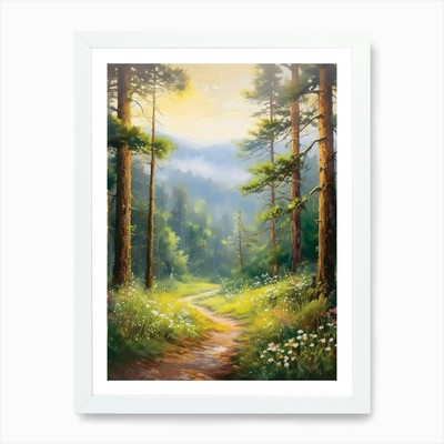 Appalachian Mountains, Smoky Mounta Framed Wall Art Poster Canvas Print Picture