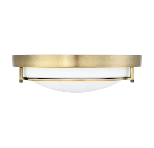 Meridian M60019 2 Light 13"W Flush Mount Bowl Ceiling Fixture - Bronze - Picture 2 of 12